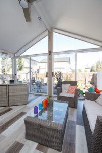 Gable with beautiful flooring