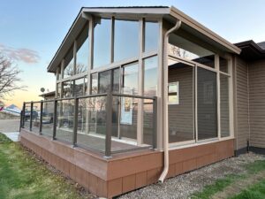 Sandlewood gable sunroom