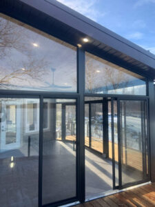 Light up your black studio sunroom